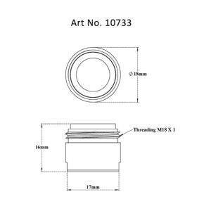 Aerator Foam Flow (Outer Thread)