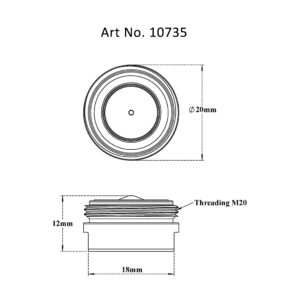 Aerator Foam Flow (Outer Thread)