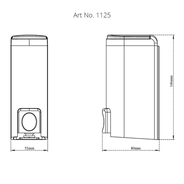 Lotion (Liquid) Dispenser (Wall Mounted)