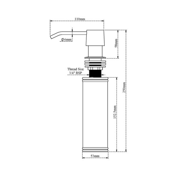 Lotion (Liquid) Dispenser Axis (Under Table)