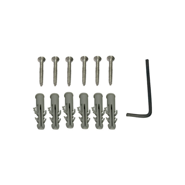 Set of 6 screws with Allenkey for Grab Bar