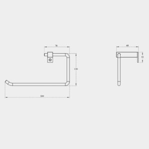 Towel Ring-Square