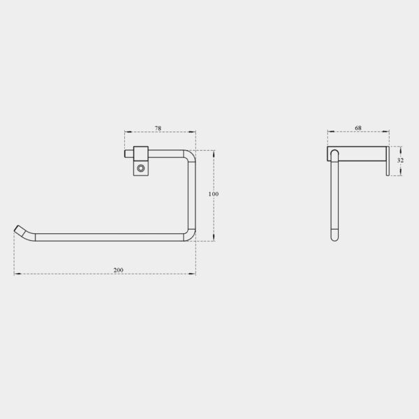 Towel Ring-Square
