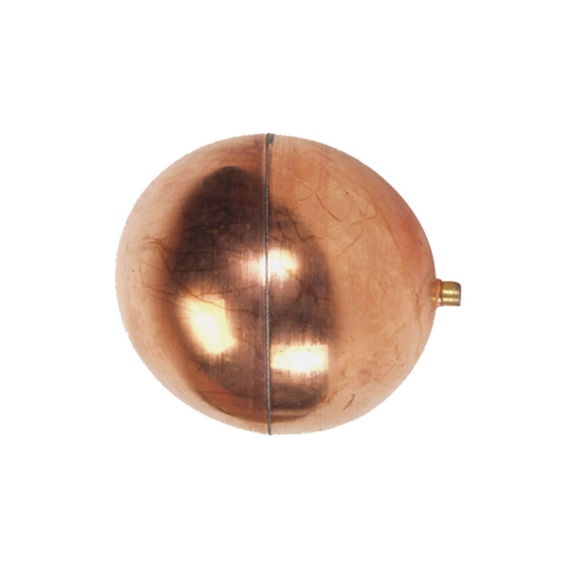 Naugatuck Float Ball,Round,Copper,5 In GRC5023RA