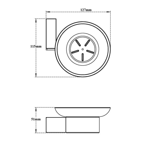 Soap Dish-Edge