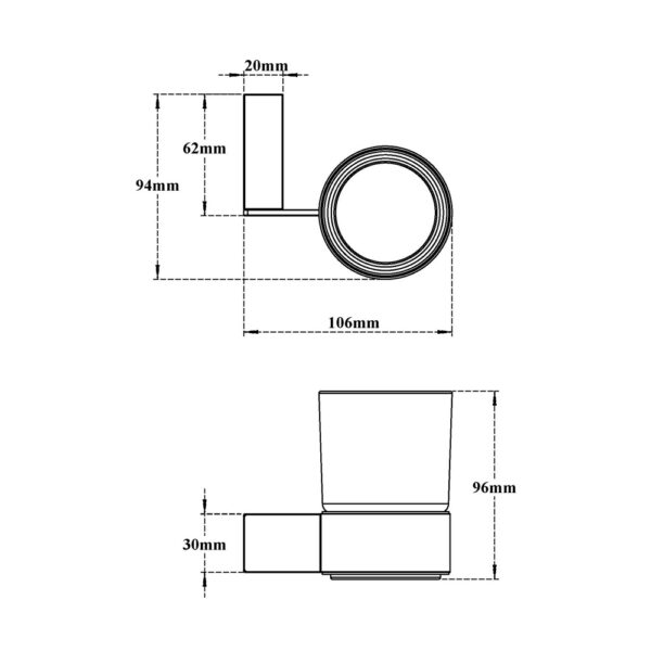 Tumbler Holder-Edge