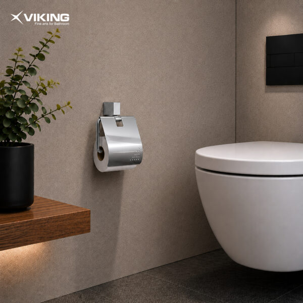 Toilet Paper Holder with Cover-Edge