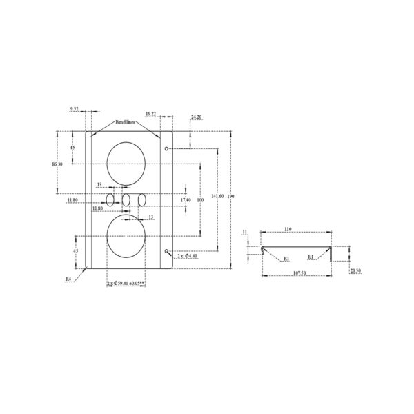 Double Tumbler Holder