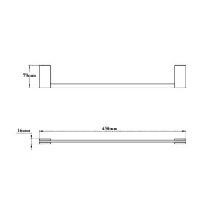 Towel Rail-Rectangular