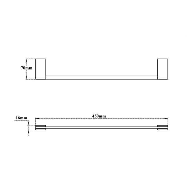 Towel Rail-Rectangular