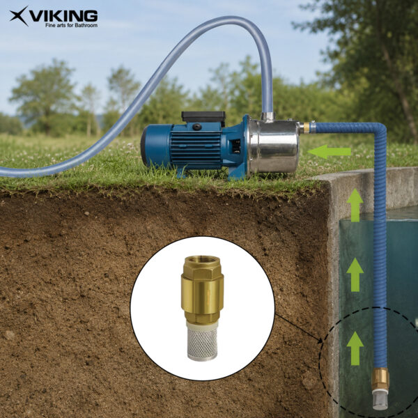 Foot Valve – with SS Mesh