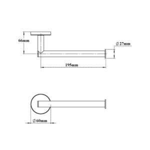 Towel Ring Flat-H2O