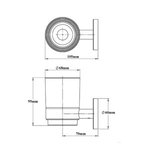 Tumbler Holder H2O