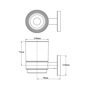 Tumbler Holder H2O