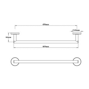 Towel Rail H2O