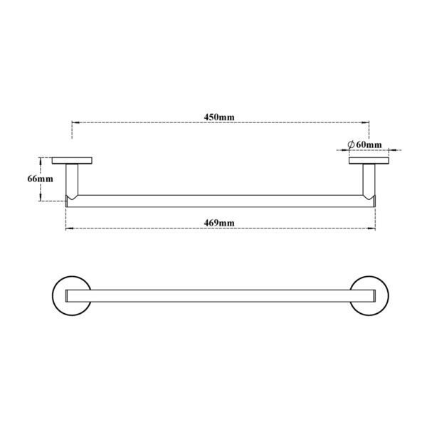 Towel Rail H2O