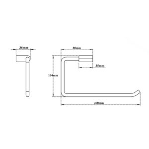 Towel Ring – Open-Subtle