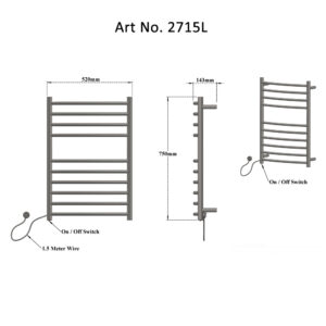 Electric Heated Towel Rail Rack