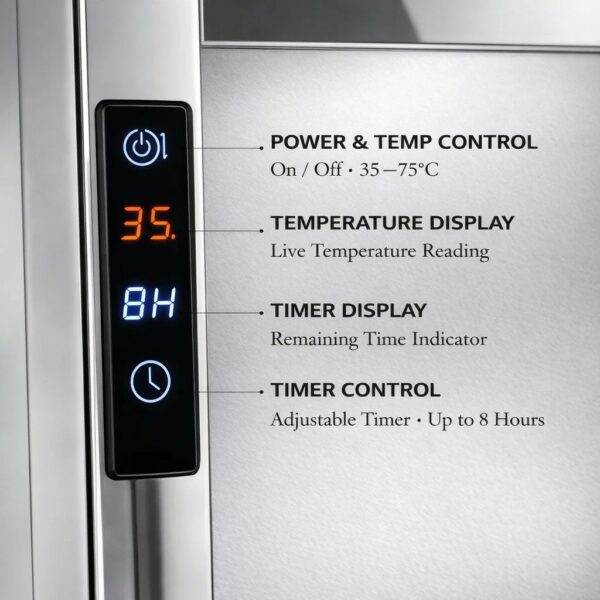 Electric Heated Towel Rail Rack  Square