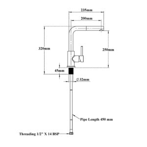 Sink Mixer Pull Out DM(Deck Mounted)