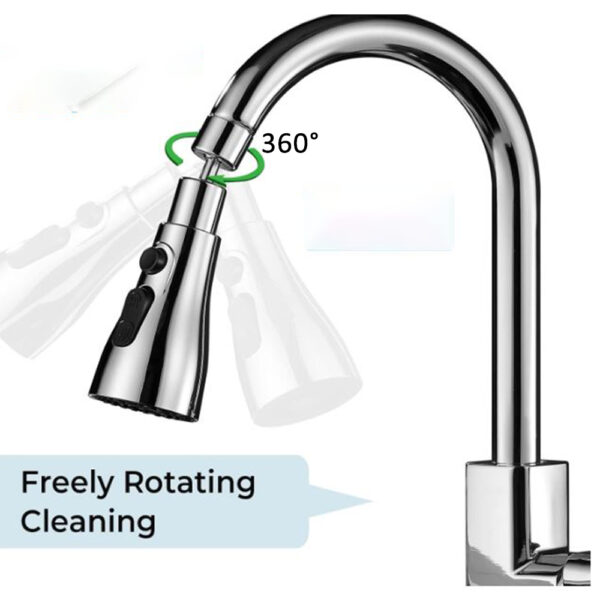 Multi flow Swivel Spray-Head for Kitchen Tap