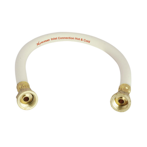 Connection Pipe White – Brass Tail & Nut