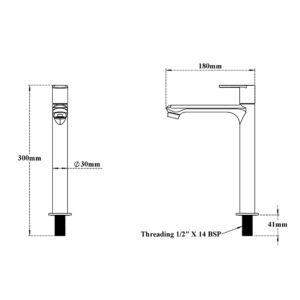 Pillar Tap Tall & Extended