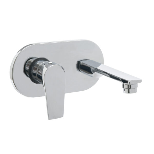 Exposed Kit of Single Lever Wash Basin Wall Mounted