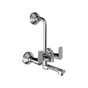 Wall Mixer with Overhead Shower Provision