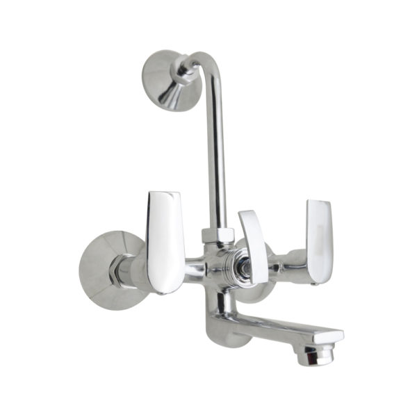 Wall Mixer with Overhead Shower Provision