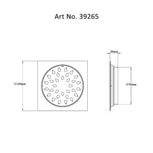 Drain Flat Square