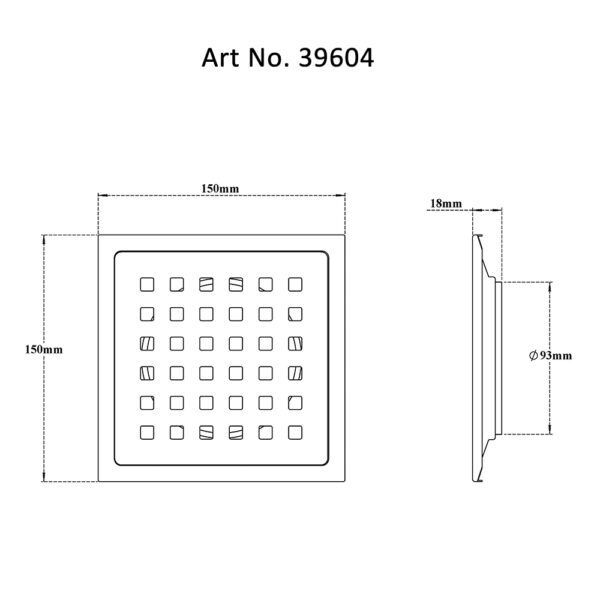 Square Drain