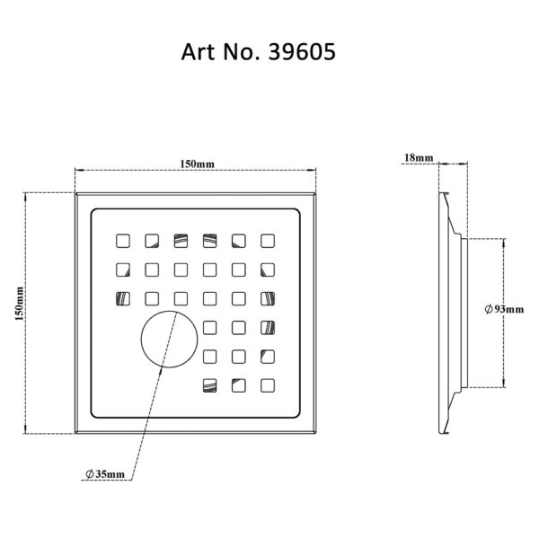 Square Drain