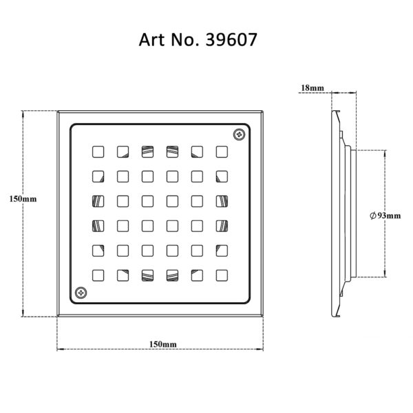 Square Drain