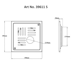 Square Drain