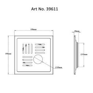 Square Drain