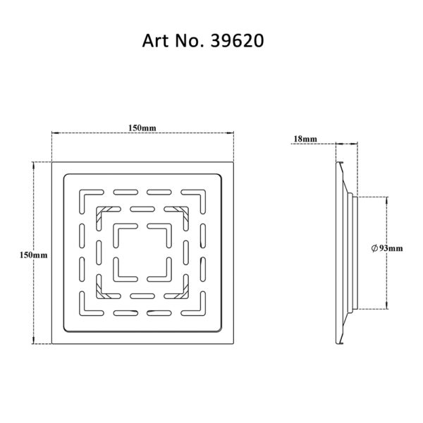 Square Drain