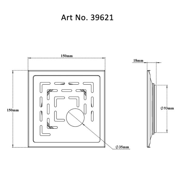 Square Drain