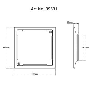 Square Drain