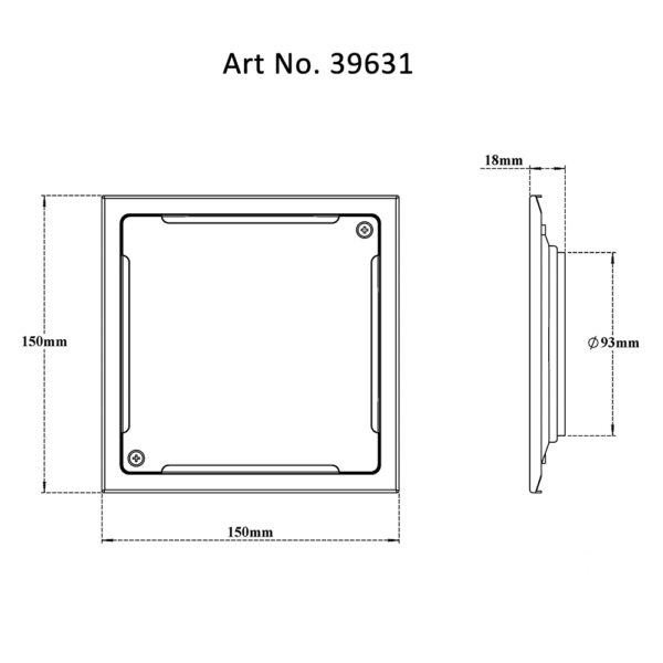 Square Drain