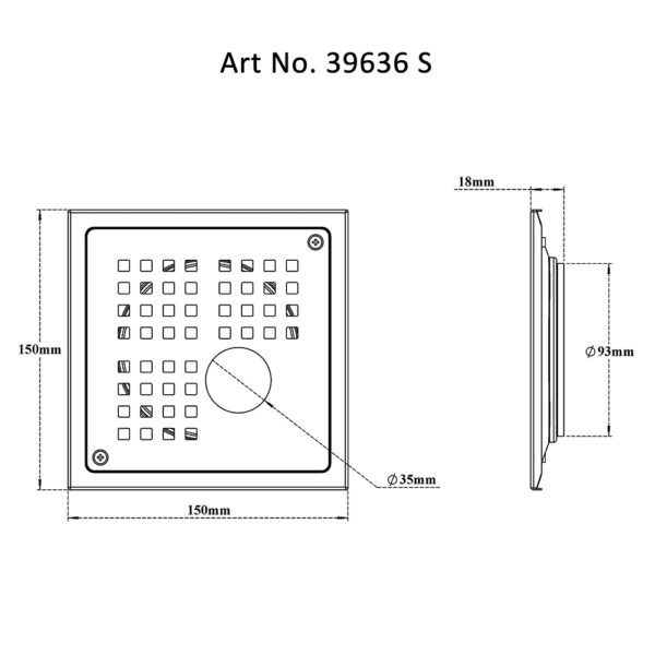 Square Drain