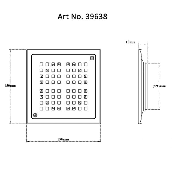 Square Drain