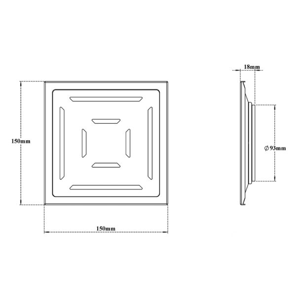 Square Drain