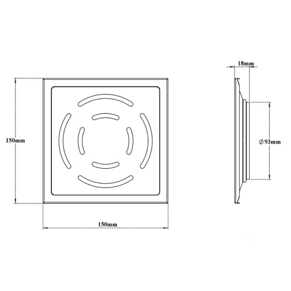 Square Drain