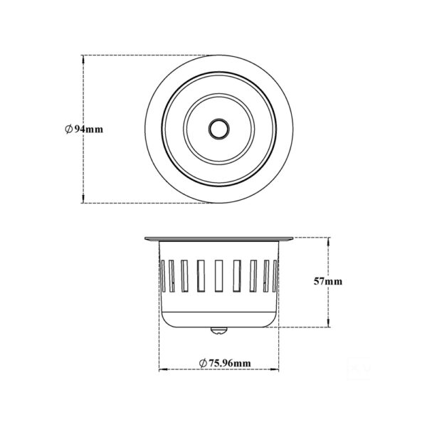 Cockroach Trap of Drain-40905(BHF) & 40915(BHF)