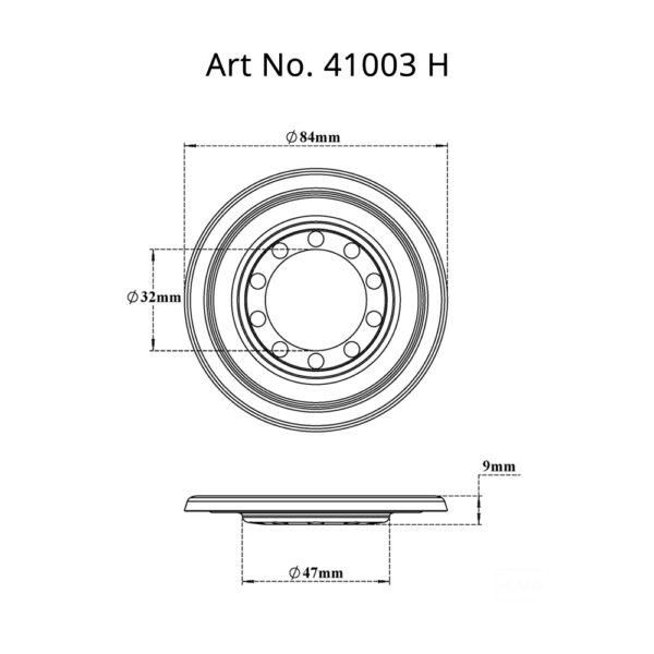 Drain Round with Frame