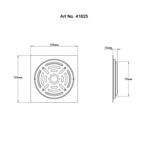 Drain Sq Slotring