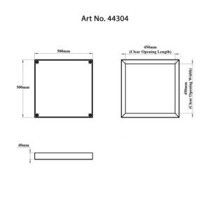 Manhole Cover-Tile Marble Insert
