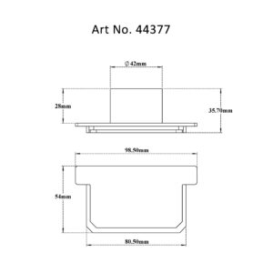 End Cap-Socket type Suitable for 44365