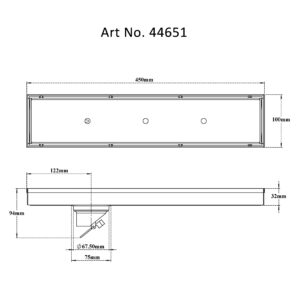 Tile/Marble Shower Channel Drain